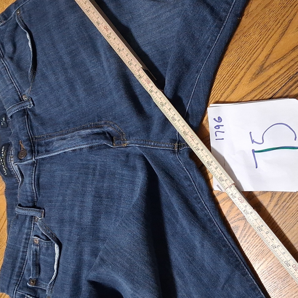 LUCKY BRAND Jeans Mens 36 / 30 Blue Denim 440 ATHLETIC SLIM Used Pants Preowned - Picture 2 of 4